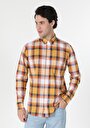 thumb-Afișați detalii pentru Cămașă Cu Gât În Carouri Cămașă Cu Mânecă Lungă Sari Pentru Bărbați
