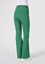 thumb-Afișați detalii pentru Pantaloni De Dama Verde Slim Fit  Cl1062466