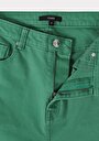 thumb-Afișați detalii pentru Pantaloni De Dama Verde Slim Fit  Cl1062466