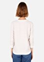 thumb-Afișați detalii pentru Tricou Cu Maneca Lunga De Dama Bej Regular Fit  Cl1070221