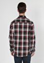 thumb-Afișați detalii pentru Camasa Cu Maneca Lunga De Barbati Bordo   Cl1059714