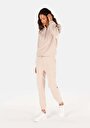 thumb-Afișați detalii pentru Regular Fit Mid Talie Pantaloni De Trening Bej Pentru Femei