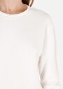 thumb-Afișați detalii pentru Tricou Cu Maneca Lunga De Dama Alb Regular Fit  Cl1070245