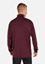 thumb-Afișați detalii pentru Confort Fit Turtleneck Drept Bărbați Violet Tricou Cu Mânecă Lungă