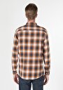 thumb-Afișați detalii pentru Cămașă Cu Gât În Carouri Cămașă Cu Mânecă Lungă Sari Pentru Bărbați