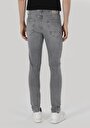 thumb-Afișați detalii pentru Blugi Gri Pentru Bărbați Cu Talie Înaltă Și Talie Înaltă