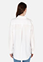 thumb-Afișați detalii pentru Camasa Cu Maneca Lunga De Dama Alb Regular Fit  Cl1068059