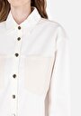 thumb-Afișați detalii pentru Regular Fit Classic Size Cămașă Albă Cu Mânecă Lungă Pentru Femei