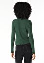 thumb-Afișați detalii pentru Tricou Cu Maneca Lunga De Dama Verde Slim Fit  Cl1060309