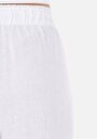 thumb-Afișați detalii pentru Pantaloni De Dama Alb Regular Fit  Cl1068233