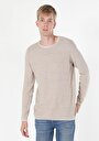 thumb-Afișați detalii pentru Pulover De Barbati Bej Regular Fit  Cl1056038