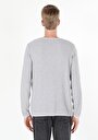 thumb-Afișați detalii pentru Pulover De Barbati Gri Regular Fit  Cl1056038
