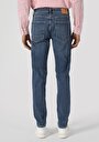 thumb-Afișați detalii pentru Blugi İndigo Pentru Bărbați Cu Talie Dreaptă Cu Talie Dreaptă
