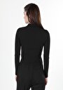 thumb-Afișați detalii pentru Tricou Cu Maneca Lunga De Dama Negru   Cl1060592