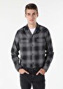 thumb-Afișați detalii pentru Camasa Cu Maneca Lunga De Barbati Negru   Cl1049917