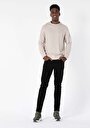 thumb-Afișați detalii pentru Tricou Cu Maneca Lunga De Barbati Bej Regular Fit  Cl1057263