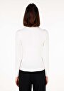 thumb-Afișați detalii pentru Pulover De Dama Alb Slim Fit  Cl1070208
