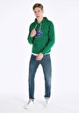 thumb-Afișați detalii pentru Hanorac / Bluza De Barbati Verde Regular Fit  Cl1065144
