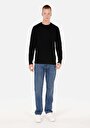 thumb-Afișați detalii pentru Pulover De Barbati Negru Regular Fit  Cl1071036