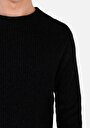 thumb-Afișați detalii pentru Pulover De Barbati Negru Regular Fit  Cl1071036