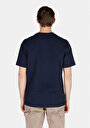 thumb-Afișați detalii pentru Tricou Cu Maneca Scurta De Barbati Albastru Marin Comfort Fit  Cl1073378