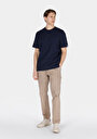 thumb-Afișați detalii pentru Tricou Cu Maneca Scurta De Barbati Albastru Marin Comfort Fit  Cl1073378