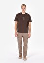 thumb-Afișați detalii pentru Tricou Cu Maneca Scurta De Barbati Maro Comfort Fit  Cl1072057