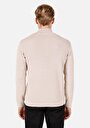 thumb-Afișați detalii pentru Pulover Ecru Pentru Bărbați Regular Fit Turtle Neck