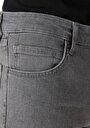 thumb-Afișați detalii pentru Pantaloni Gri Pentru Bărbați Cu Talie Medie Cu Talie Dreaptă