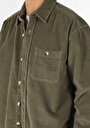 thumb-Afișați detalii pentru Camasa Cu Maneca Lunga De Barbati Kaki   Cl1059760