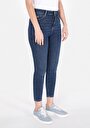 thumb-Afișați detalii pentru Pantaloni De Dama Albastru Skinny Fit 760 Diana Cl1072452