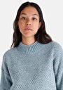 thumb-Afișați detalii pentru Pulover De Dama Verde Regular Fit  Cl1066464