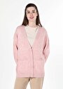 thumb-Afișați detalii pentru Cardigan De Dama Roz   Cl1060681