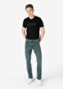 thumb-Afișați detalii pentru Pantaloni De Barbati Verde Regular Fit 045 David Cl1066476