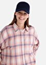 thumb-Afișați detalii pentru Cămașă Cu Croială Relaxată Cămașă În Carouri Cămașă Cu Mânecă Lungă Multicoloră Pentru Femei