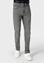 thumb-Afișați detalii pentru Blugi Gri Pentru Bărbați Cu Talie Dreaptă Cu Talie Dreaptă