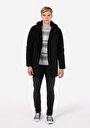 thumb-Afișați detalii pentru Palton De Barbati Negru Regular Fit  Cl1070644