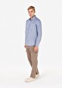 thumb-Afișați detalii pentru Camasa Cu Maneca Lunga De Barbati Albastru Deschis Regular Fit  Cl1071464