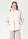 thumb-Afișați detalii pentru Vesta De Dama Ecru Regular Fit  Cl1062216