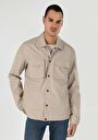 thumb-Afișați detalii pentru Jacheta De Barbati Bej Regular Fit  Cl1062446