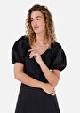 thumb-Afișați detalii pentru Rochie De Dama Negru Regular Fit  Cl1068987
