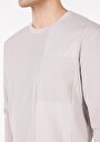thumb-Afișați detalii pentru Tricou Cu Maneca Lunga De Barbati Alb Regular Fit  Cl1071028