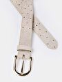 thumb-Afișați detalii pentru Curea Bej Pentru Femei