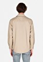 thumb-Afișați detalii pentru Camasa Cu Maneca Lunga De Barbati Bej Comfort Fit  Cl1070147