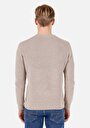 thumb-Afișați detalii pentru Pulover De Barbati Bej Regular Fit  Cl1072642