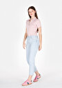 thumb-Afișați detalii pentru Pantaloni De Dama Albastru Mom Fit 896  Maria Cl1073226