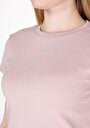 thumb-Afișați detalii pentru Tricou Cu Maneca Scurta De Dama Roz Slim Fit  Cl1073597