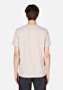 thumb-Afișați detalii pentru Tricou Cu Maneca Scurta De Barbati Bej Regular Fit  Cl1073962