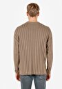 thumb-Afișați detalii pentru Pulover De Barbati Bej Comfort Fit  Cl1074024