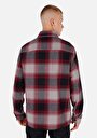 thumb-Afișați detalii pentru Camasa Cu Maneca Lunga De Barbati Bordo Comfort Fit  Cl1070827